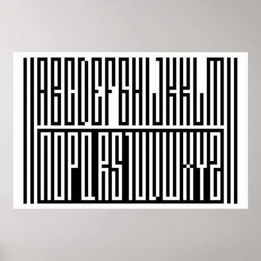 SA.0294 - Alphabeth Extra Largeポスター ポスター (正面)