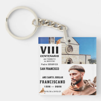Sa Francisco de Assisi Glossy Poster キーホルダー