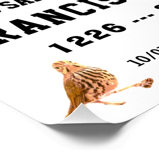 Sa  Francisco de Assisi Glossy Poster ポスター (コーナー)