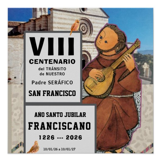 Sa  Francisco de Assisi Glossy Poster ポスター (正面)