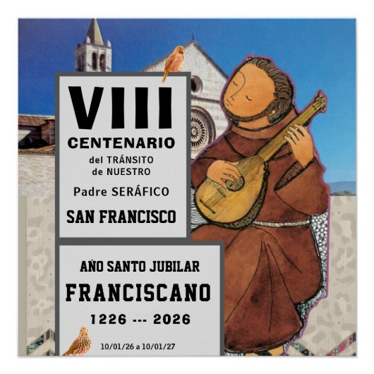 Sa  Francisco de Assisi Glossy Poster ポスター (正面)