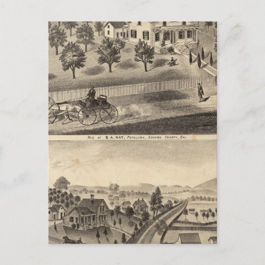 SA NayとDM Winansのレジデンス ポストカード (正面)