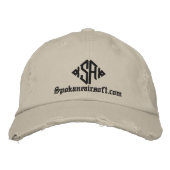 SA、Spokaneairsoft.com 刺繍入りキャップ (正面)