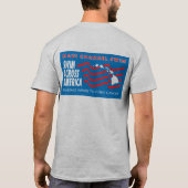 SAAマウイチャネルの水泳のワイシャツ Tシャツ (裏面)