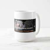 SAAA logo bumpersticker コーヒーマグカップ (正面右)