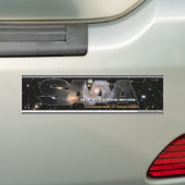 SAAA logo bumpersticker バンパーステッカー (車上)