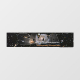 SAAA logo large window cling ウィンドウサイン