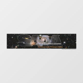 SAAA logo large window cling ウィンドウサイン