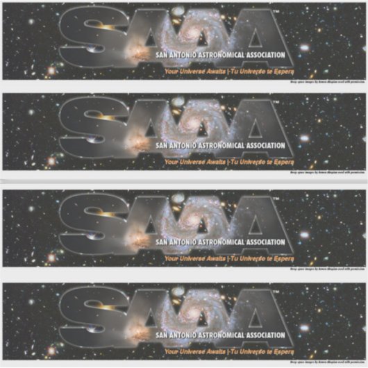 SAAA logo stickers シール (正面)