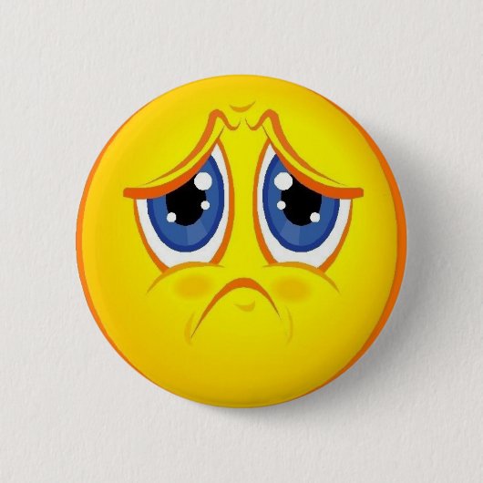 Saaaaadは直面します 缶バッジ (正面)