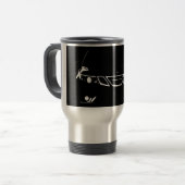 Saabのステンレス製の通勤者のマグ トラベルマグ (正面左)