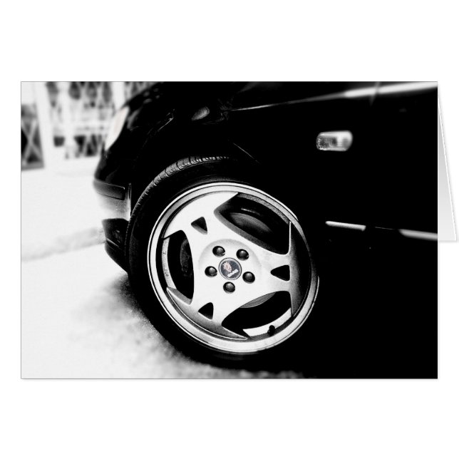 Saabの航空機の(klingon)車輪 (正面横)