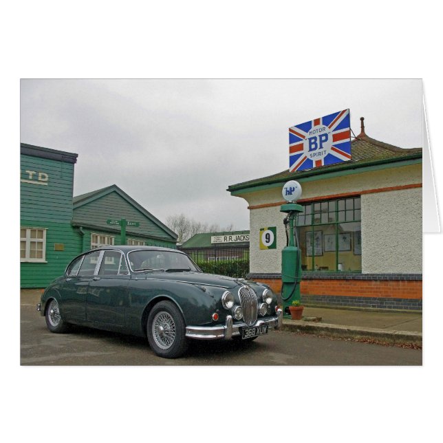 SAABの50年代カード (正面横)