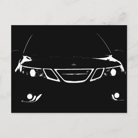 Saabはがき ポストカード (正面)