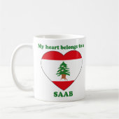 Saab コーヒーマグカップ (左)