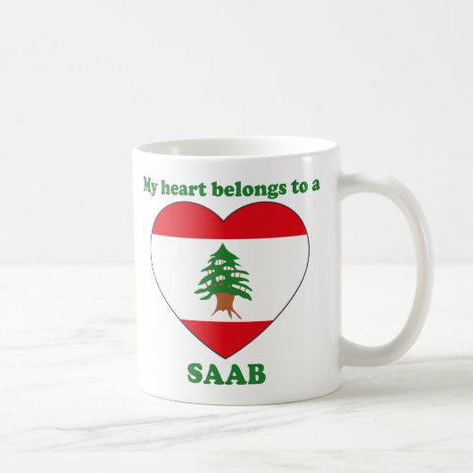 Saab コーヒーマグカップ (右)