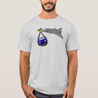 SAAB -ジェット機から生まれて下さい Tシャツ