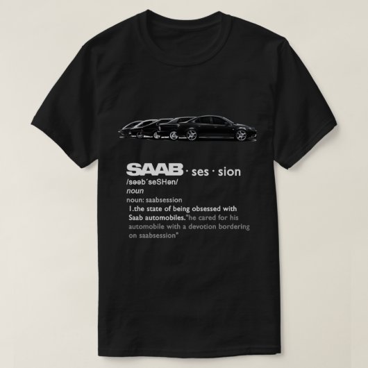 SAAB ・セス・シオン Tシャツ (デザイン正面)