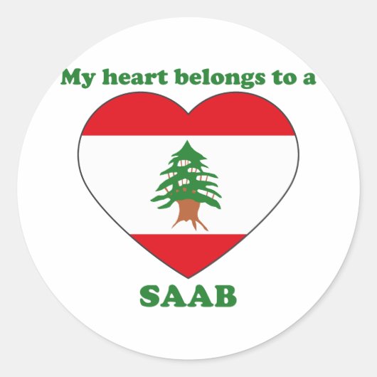 Saab ラウンドシール (正面)