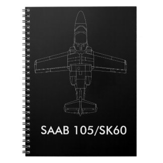 SAAB 105/SK 60の航空機のノート ノートブック
