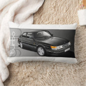 Saab 900ターボのクーペのクッション ランバークッション (ブランケット)