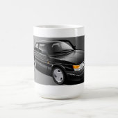 Saab 900ターボのクーペのマグ マグカップ (中央)