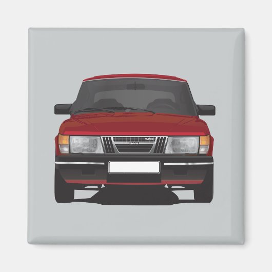 Saab 900ターボマグネット マグネット (正面)
