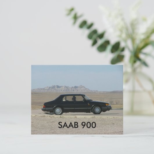 SAAB 900 ポストカード (スタンド正面)
