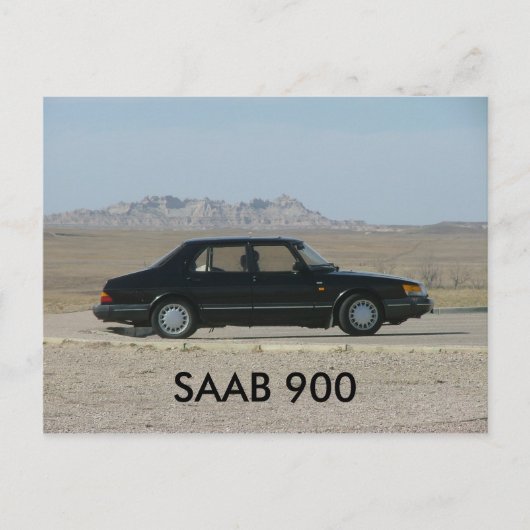SAAB 900 ポストカード (正面)