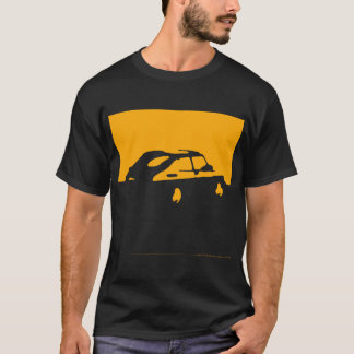 Saab 900, 1990 – 木炭に黄色 tシャツ