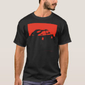 Saab 900 SPG/Aero -暗いワイシャツだけの赤 Tシャツ (正面)