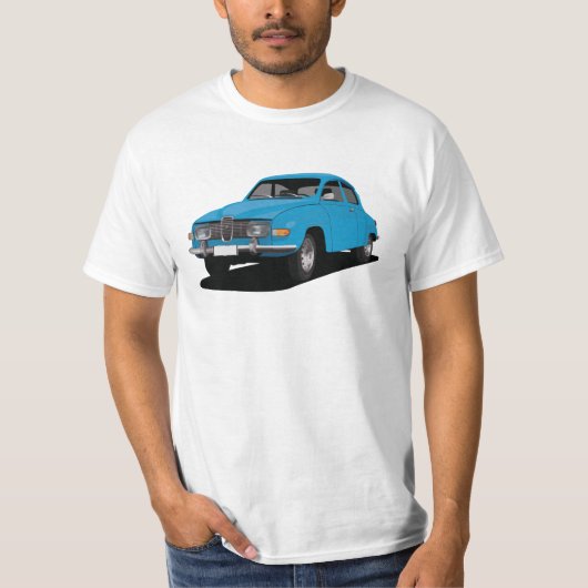 Saab 96の6色 – DIY Tシャツ (正面)