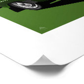 SAAB 96イラストレーション ポスター (角)