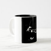 Saab 9-3の航空機のマグ ツートーンマグカップ (正面左)