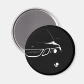 Saab 9-3エアロマグネット マグネット (正面/裏面)