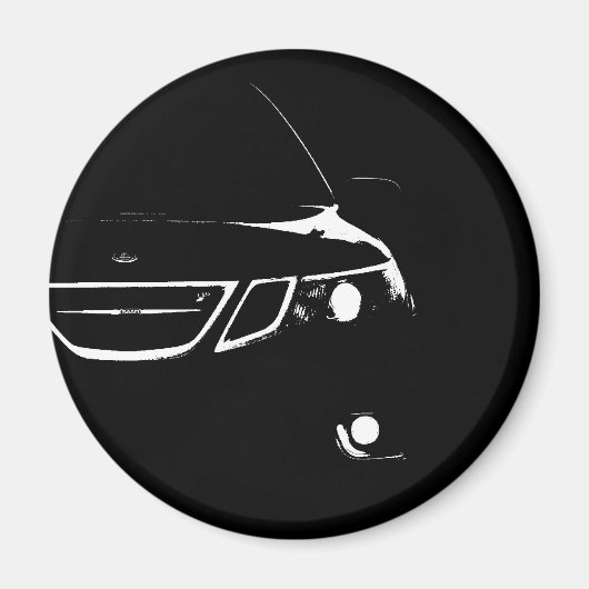 Saab 9-3エアロマグネット マグネット (正面)