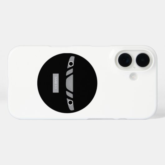 Saab 9-3電話ケース Case-Mate iPhoneケース (裏面 (横))