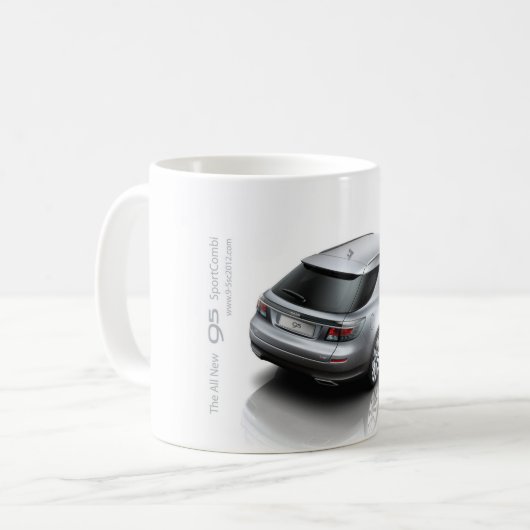 Saab 9-5 NG Coffee Mug コーヒーマグカップ (正面左)