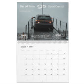 Saab 9-5 NG Sportcombi Calendar 2018 カレンダー (1月 2027)