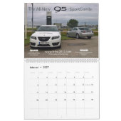Saab 9-5 NG Sportcombi Calendar 2018 カレンダー (2月 2027)