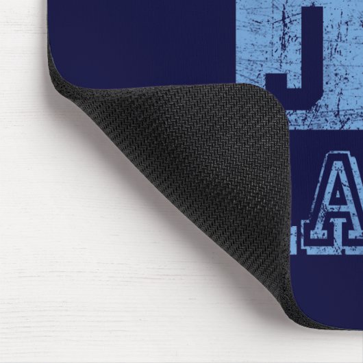 Saab Draken -青 マウスパッド (コーナー)