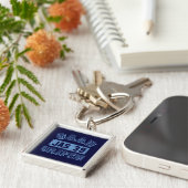 Saab Gripen -青 キーホルダー (側面)