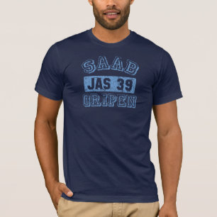 Saab Gripen -青 Tシャツ