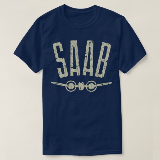 Saab Svenska Aeroplan Aktie Bolag 1965  Tシャツ (デザイン正面)