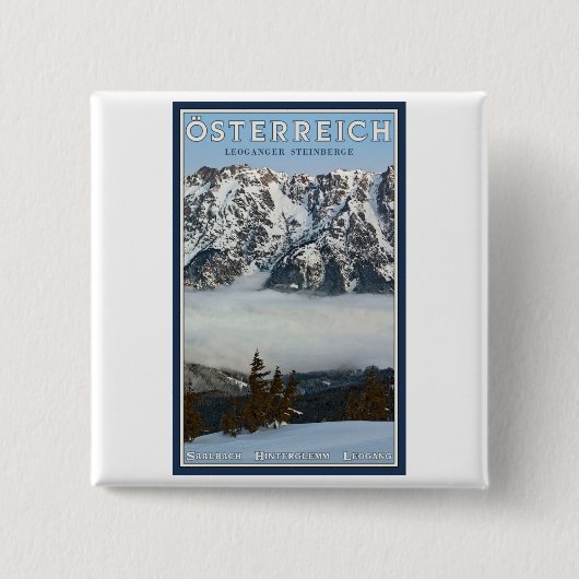 Saalbach -谷の霧 缶バッジ (正面)