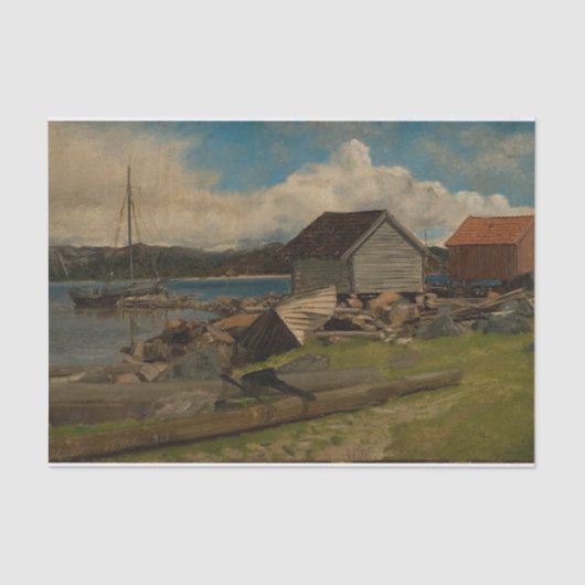 Saanum、Mandal by Amaldus Nielsen 薄葉紙 (正面)