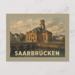 Saarbrücken Germany City Art ポストカード
