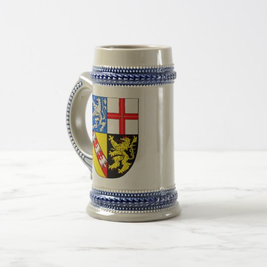 Saarland Wappen ビールジョッキ (正面左)