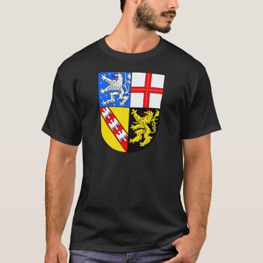 Saarland Wappen Tシャツ (正面)