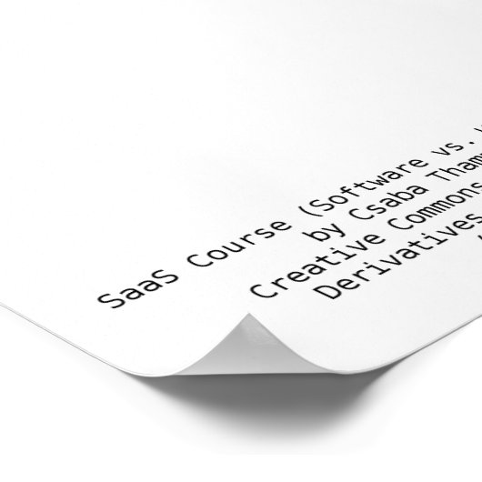 SaaSコース(ハードウェアとソフトウェアのエンジニアリング) ポスター (角)